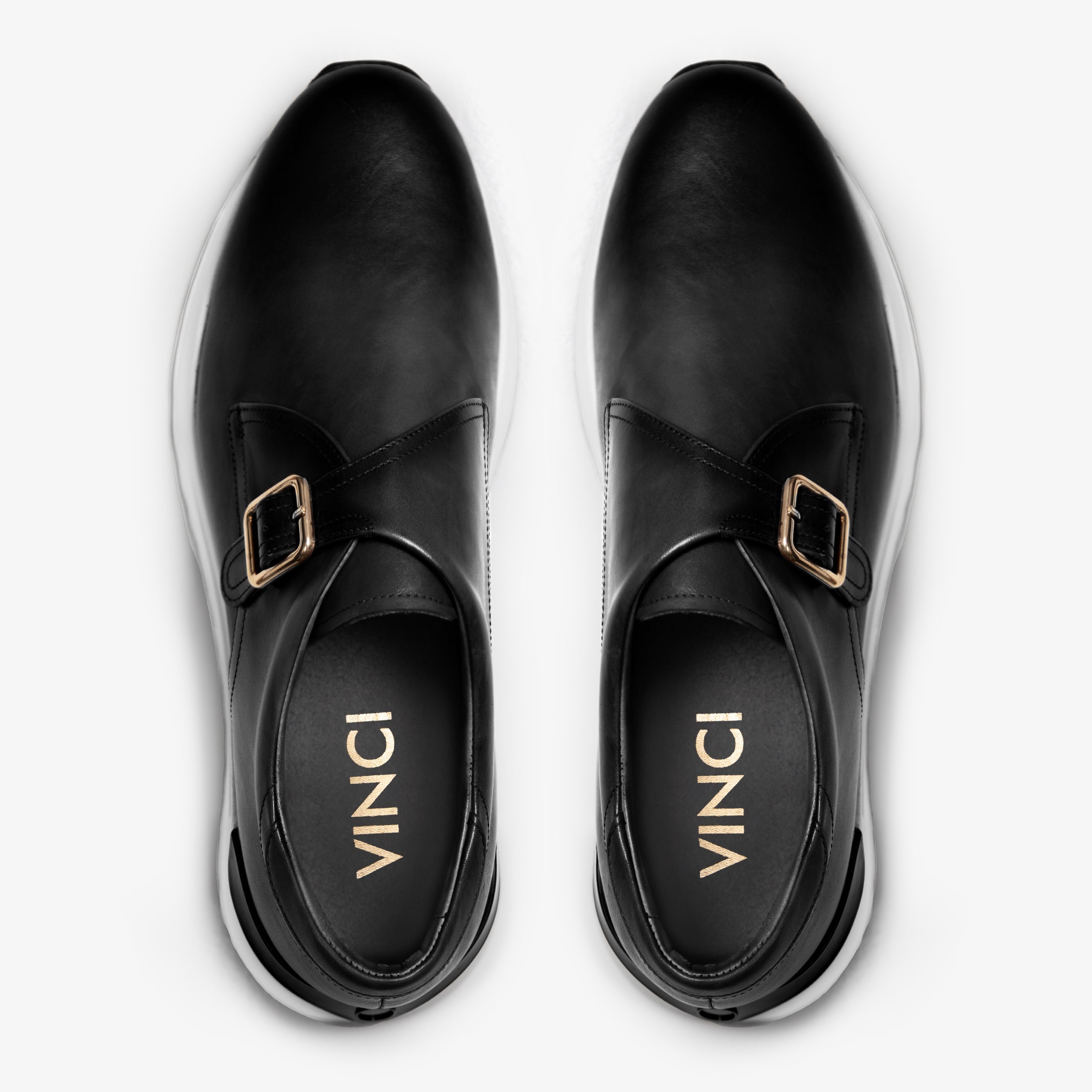 The Torino Black Leather Sneaker Fine Craftsmanship