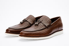 The Sperry Tan Leather Tassel Loafer Shoe On Sale