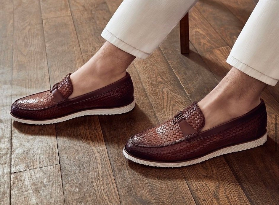 The Sperry Tan Leather Tassel Loafer Shoe On Sale
