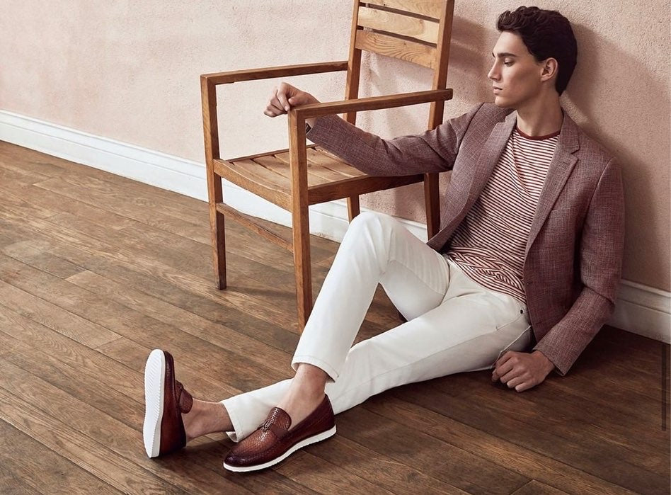 The Sperry Tan Leather Tassel Loafer Shoe On Sale