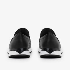 The Lara Black Leather Sneaker For Sale