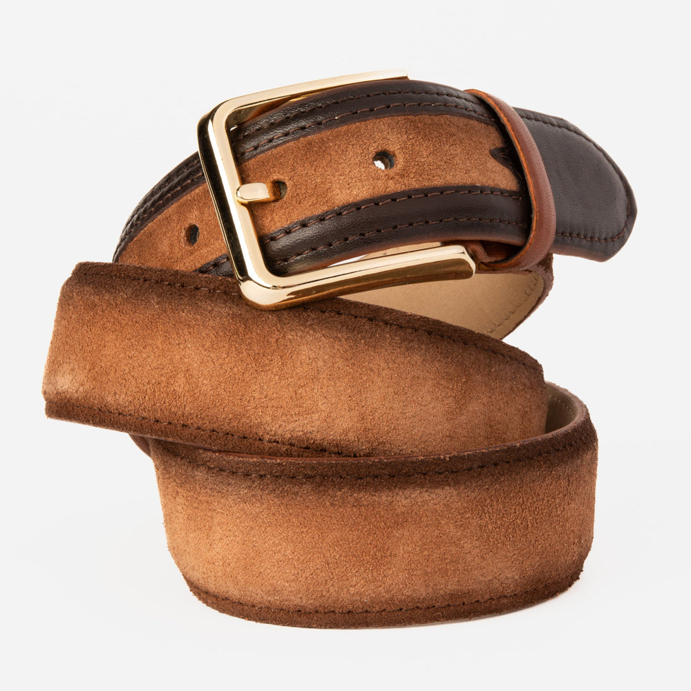 The Regent Brown Leather Belt Fine Craftsmanship