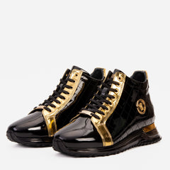 The Prestige Black Gold  Limited Edition  High-Top Sneaker For Sale