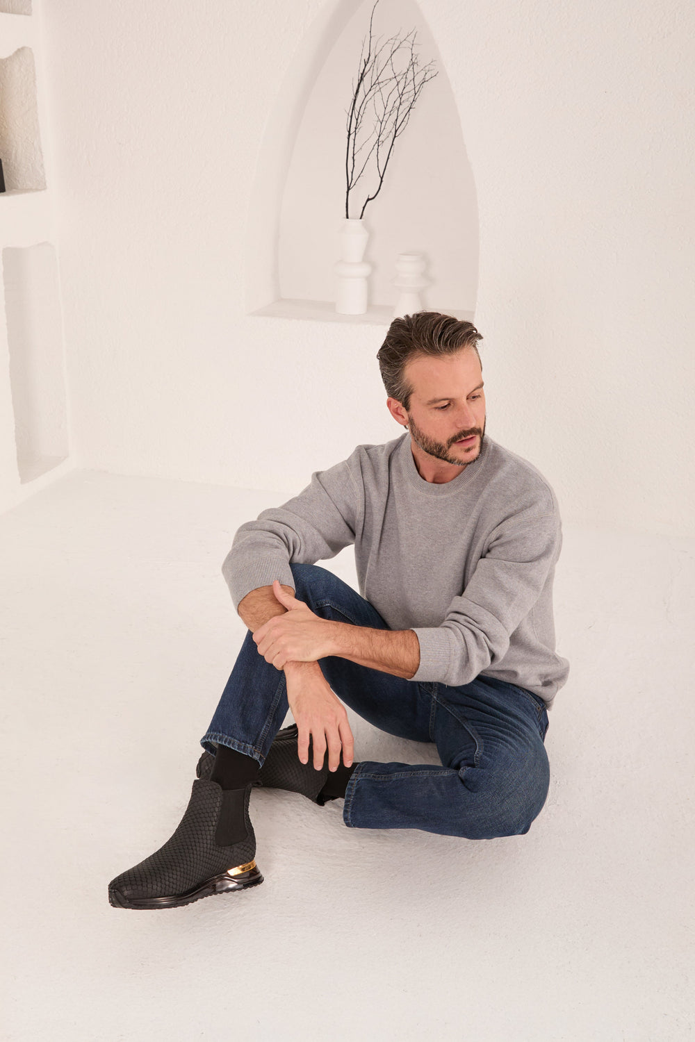 The Panther Black Leather Chelsea Boot Fine Craftsmanship
