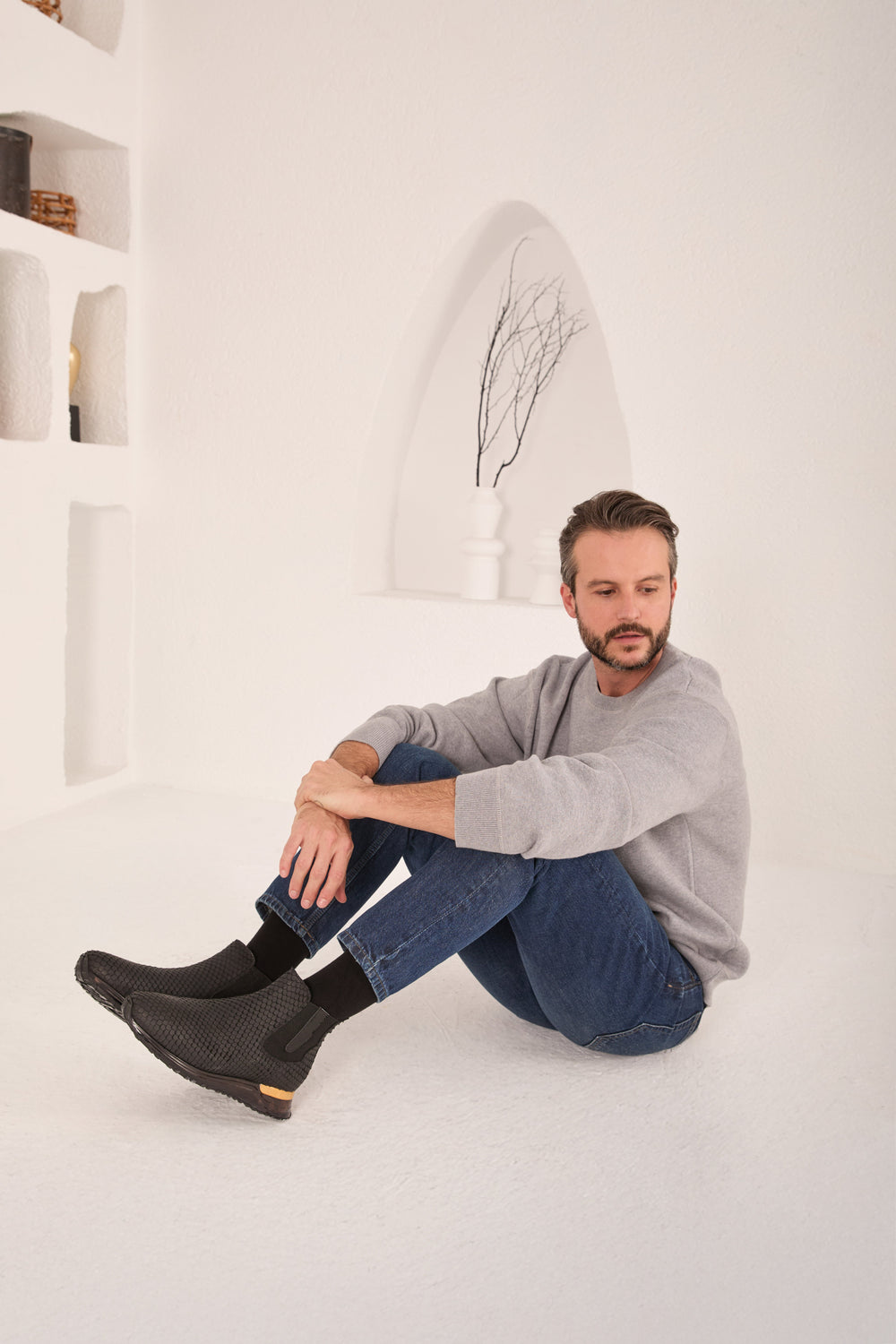 The Panther Black Leather Chelsea Boot Fine Craftsmanship