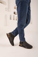The Panther Black Leather Chelsea Boot Fine Craftsmanship
