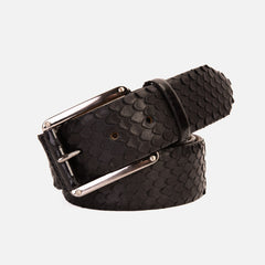 The Caesars Black Leather Belt Exclusive Style