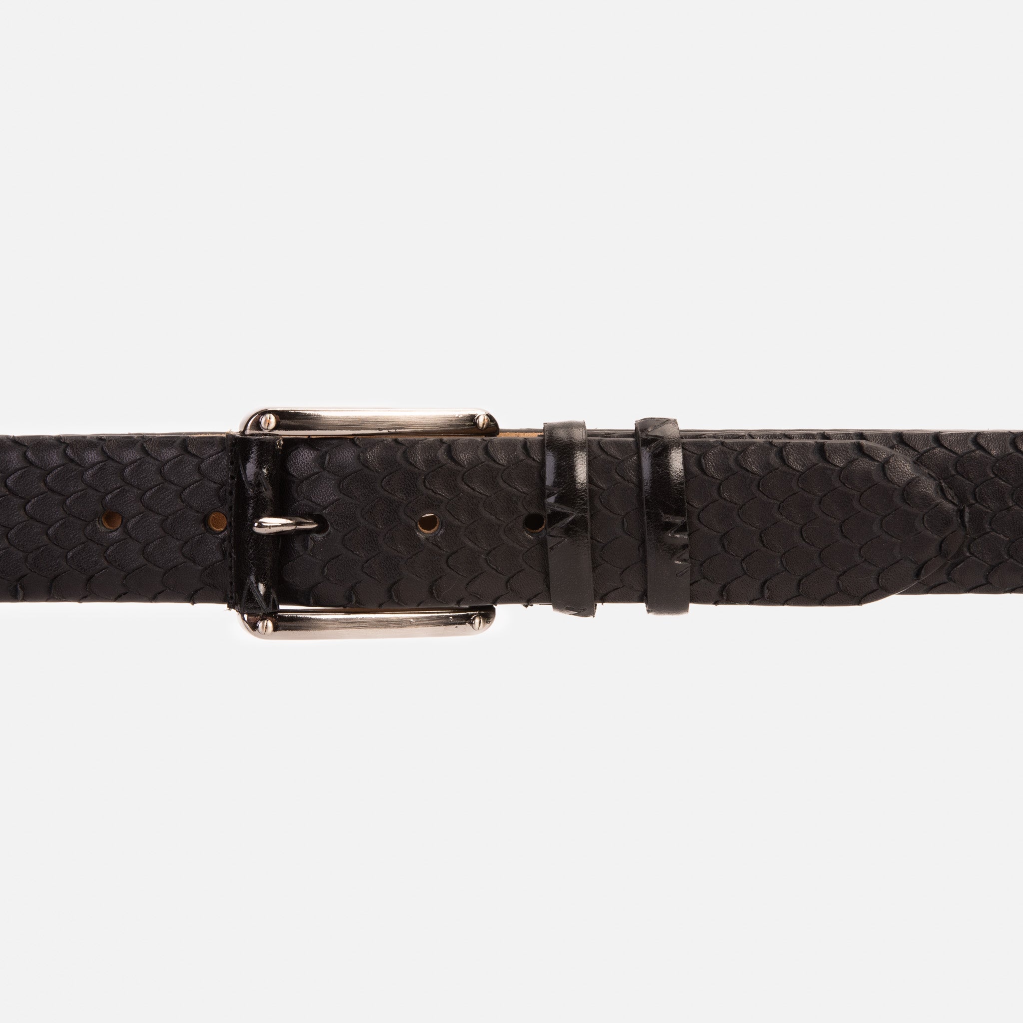 The Caesars Black Leather Belt Exclusive Style