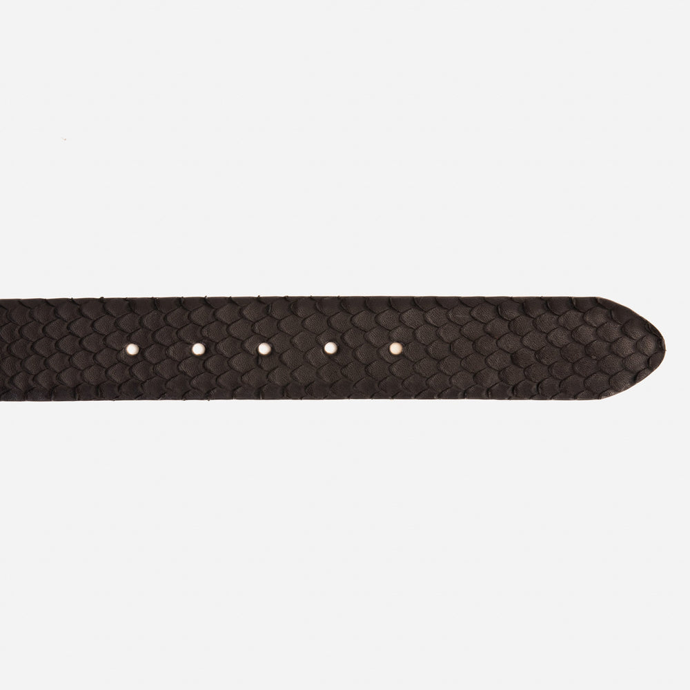 The Caesars Black Leather Belt Exclusive Style