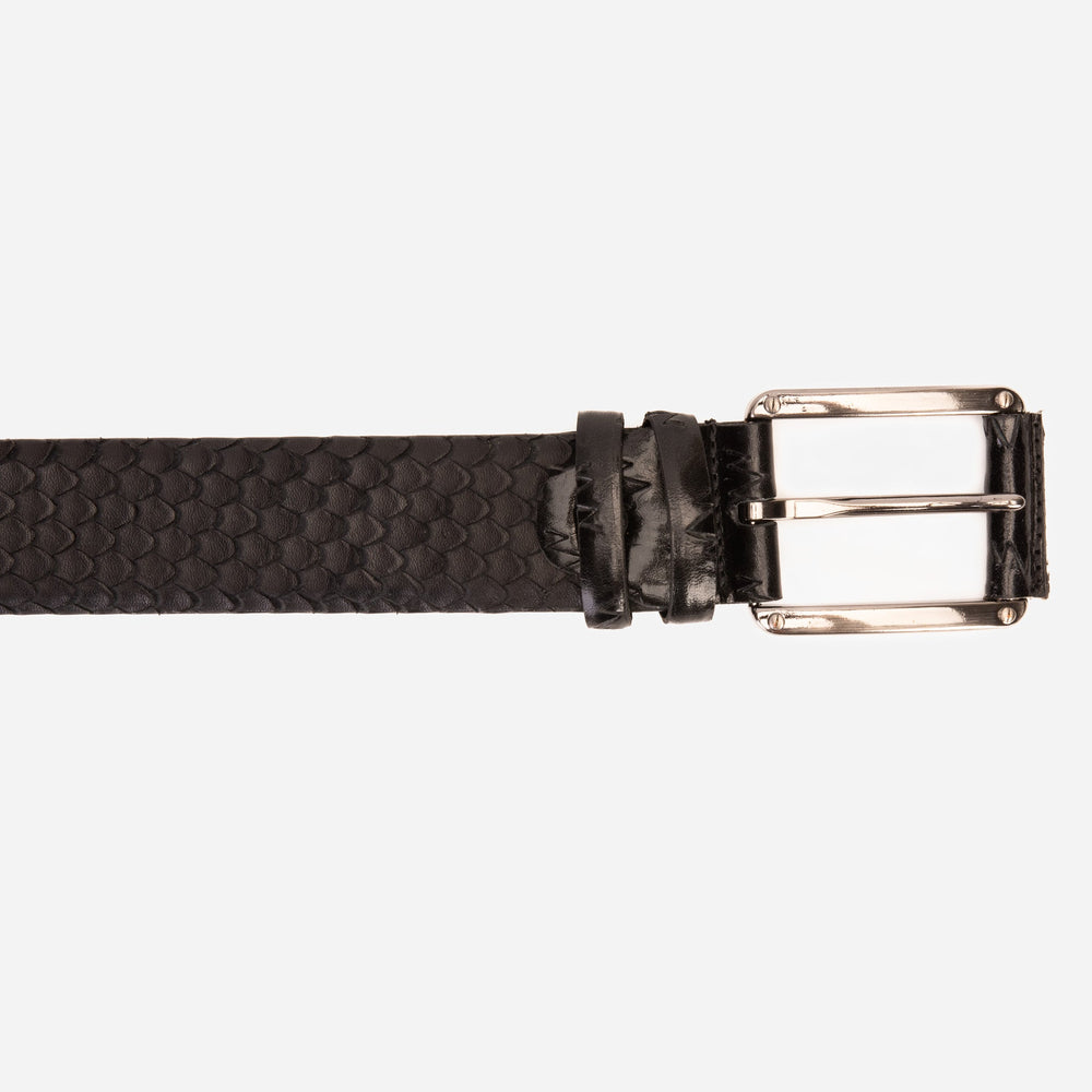 The Caesars Black Leather Belt Exclusive Style