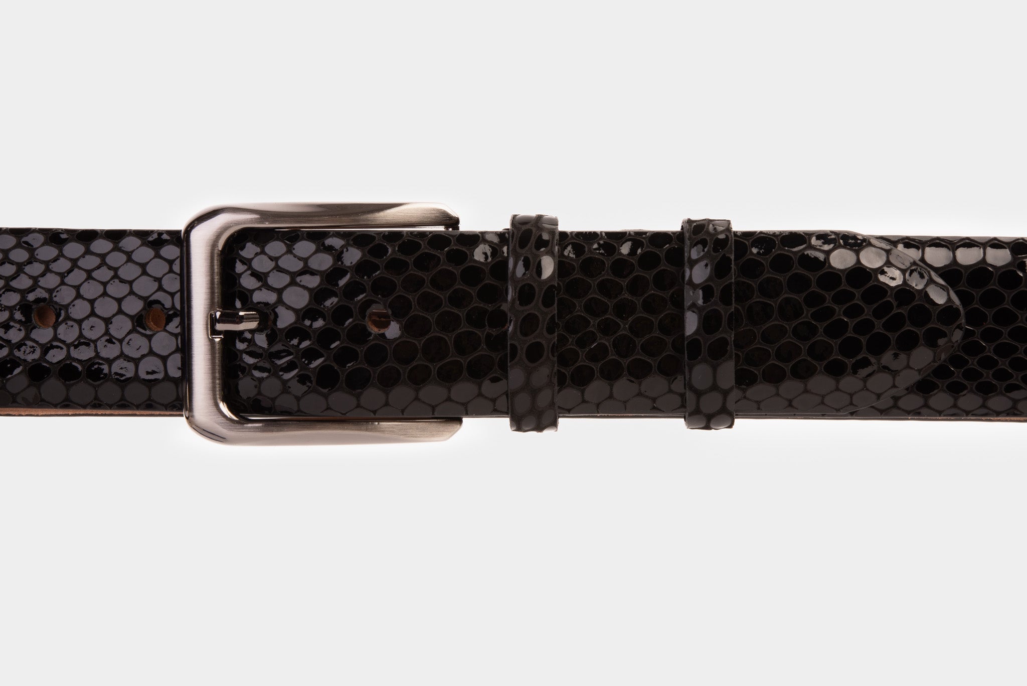 The King Black Leather Belt Universal Fit