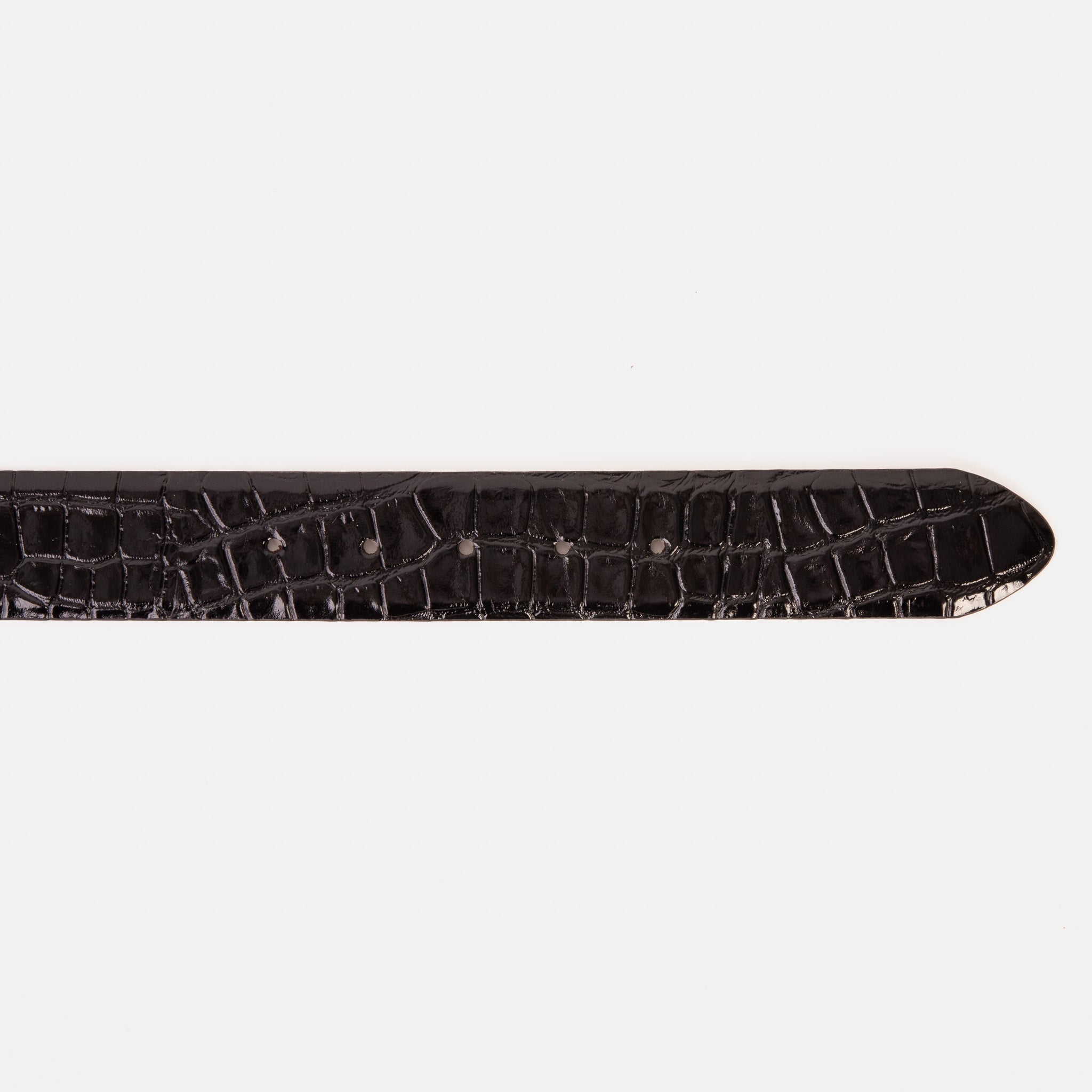 The Strat Black Leather Belt Exclusive Style