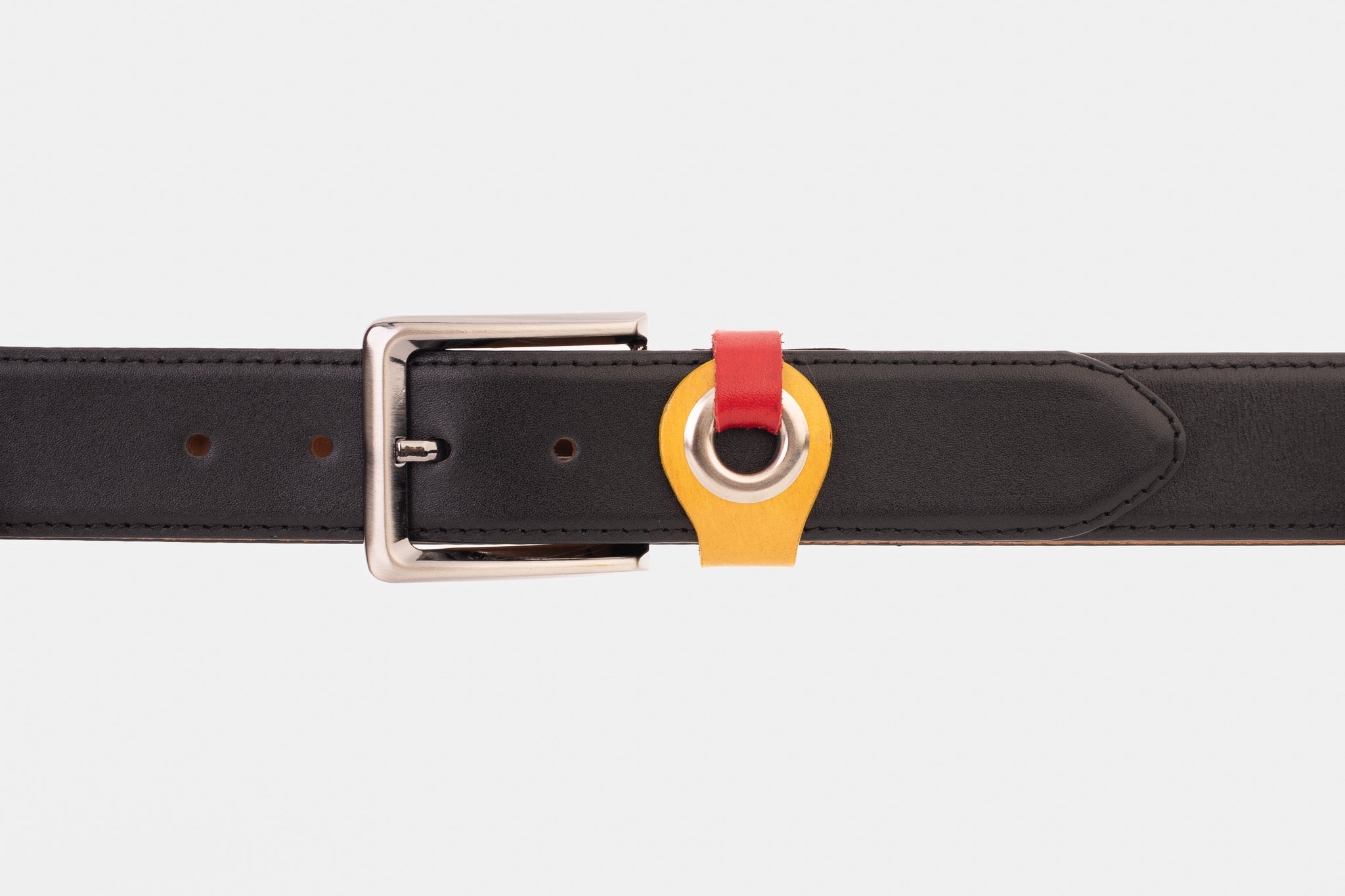 The Jackie Black Leather Belt On Sale