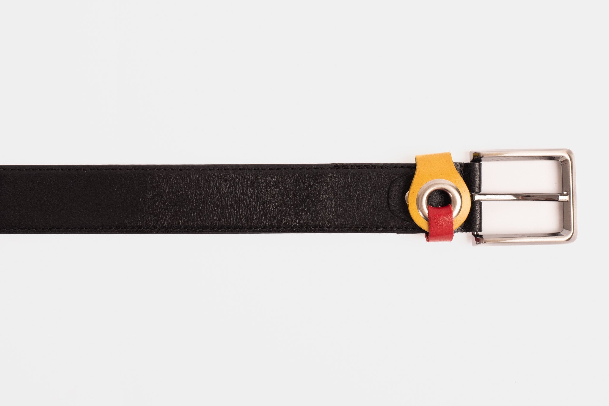 The Jackie Black Leather Belt On Sale