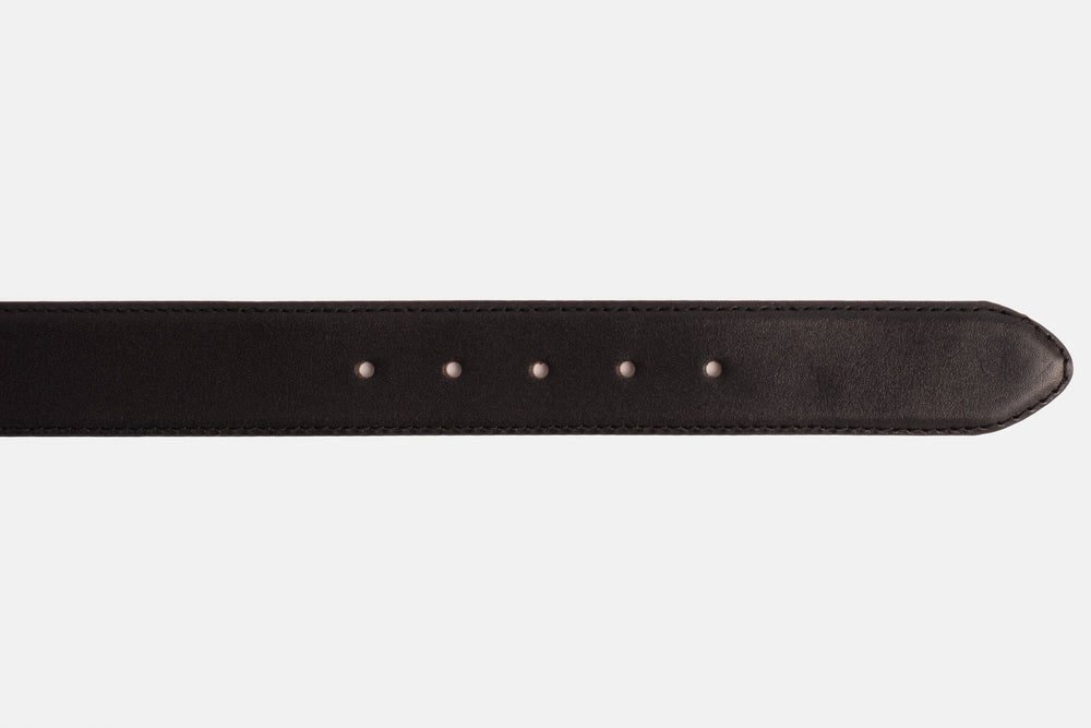 The Jackie Black Leather Belt On Sale