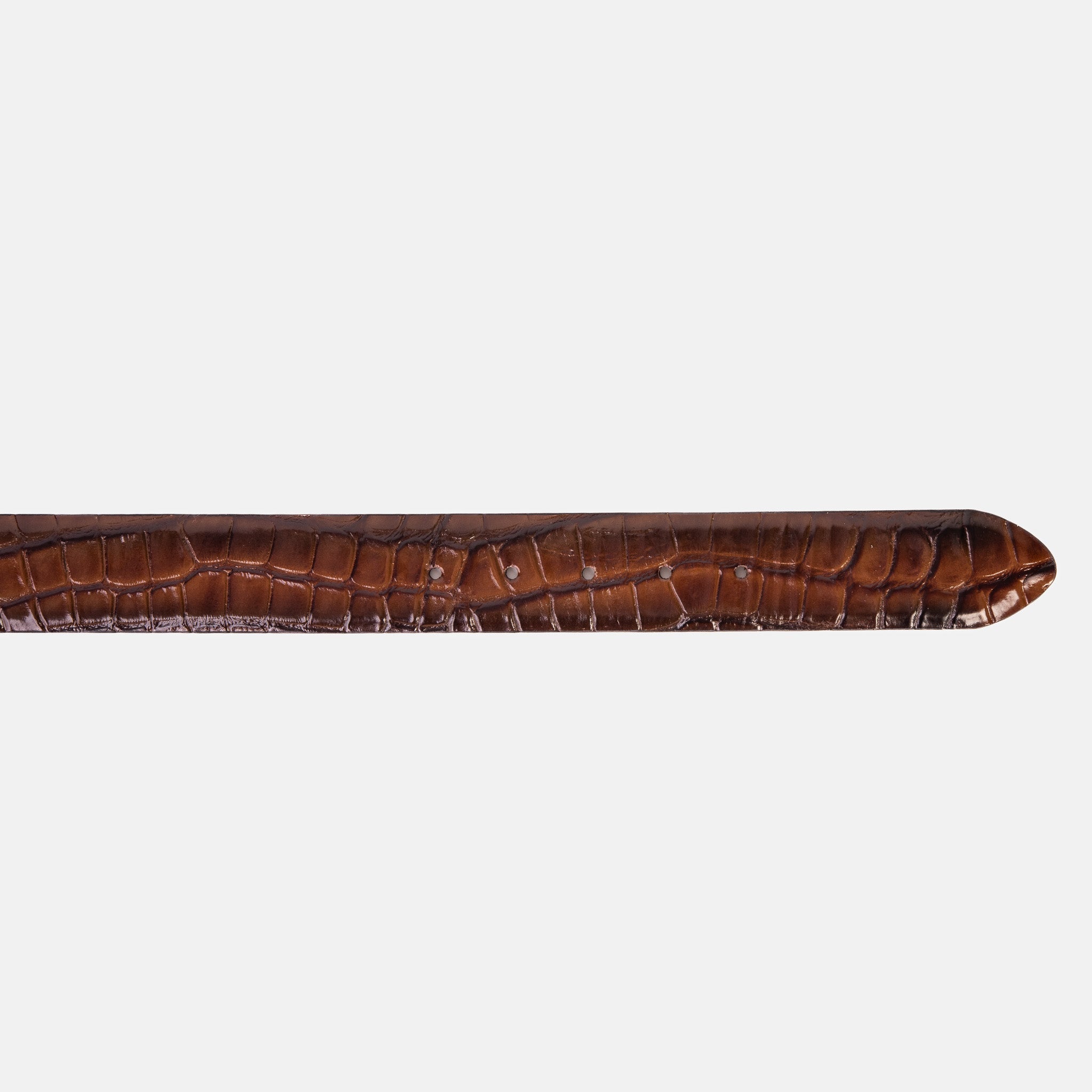 The Strat Brown Leather Belt For Sale