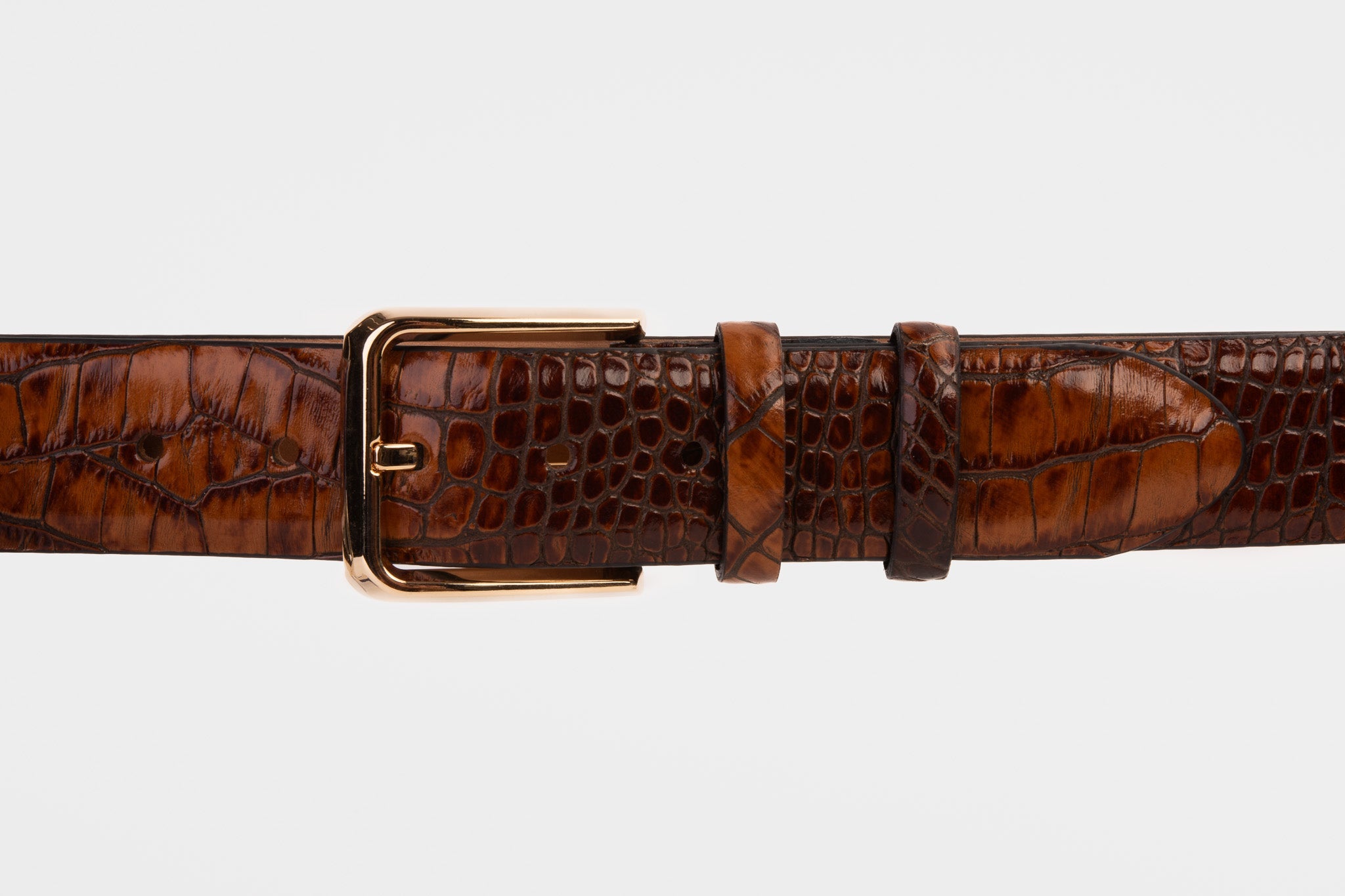 The Monaco Brown Leather Belt Fine Craftsmanship