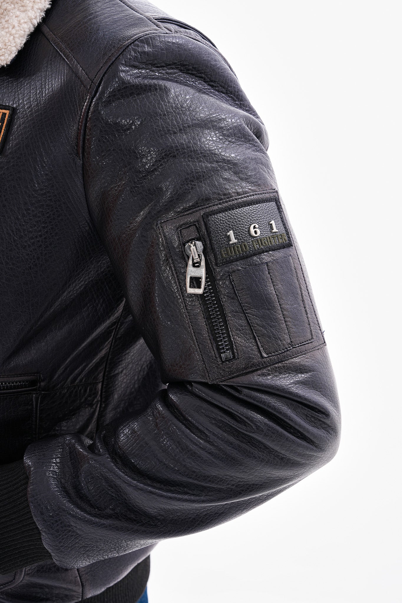 The Northway Navy Blue Lambskin Leather Jacket Fine Craftsmanship