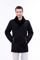The Lariana Black Shearling Jacket Exclusive Style
