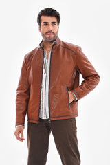 The Varden Tan Leather Jacket All New