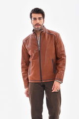 The Varden Tan Leather Jacket All New
