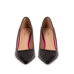 The Brunello Black Patent Leather Pump Shoe All New