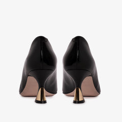 The Brunello Black Patent Leather Pump Shoe All New