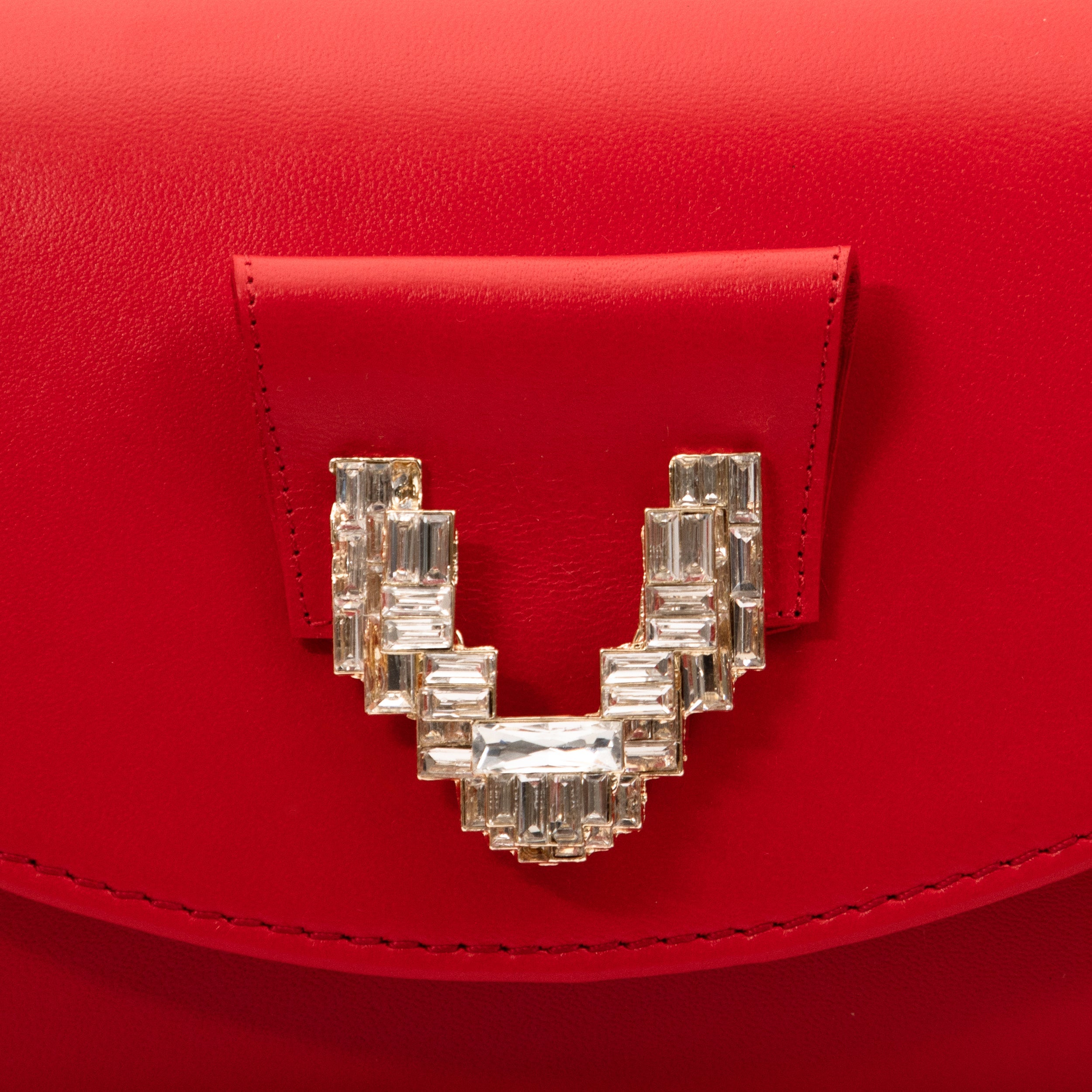 The Love Red  Leather Handbag For Sale
