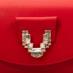 The Love Red  Leather Handbag For Sale