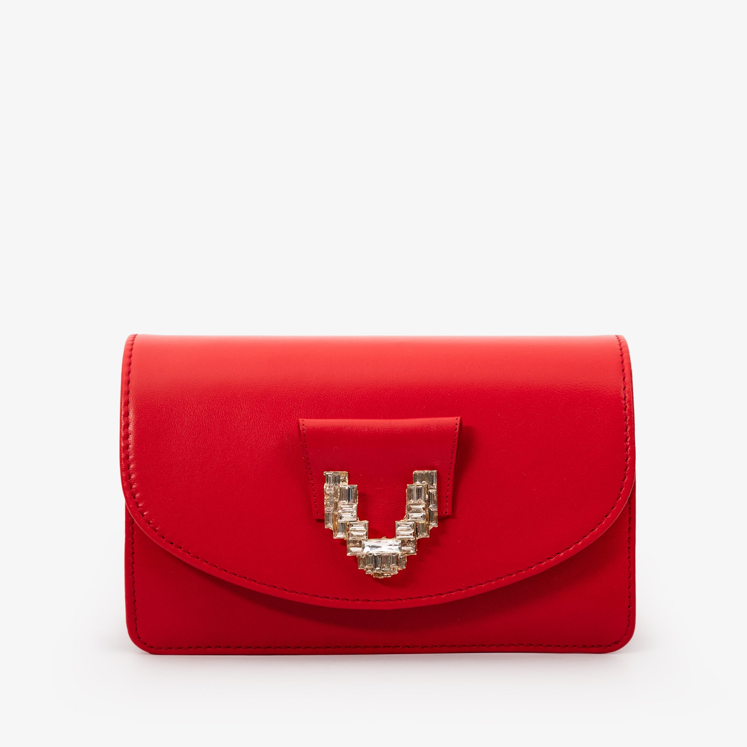 The Love Red  Leather Handbag For Sale