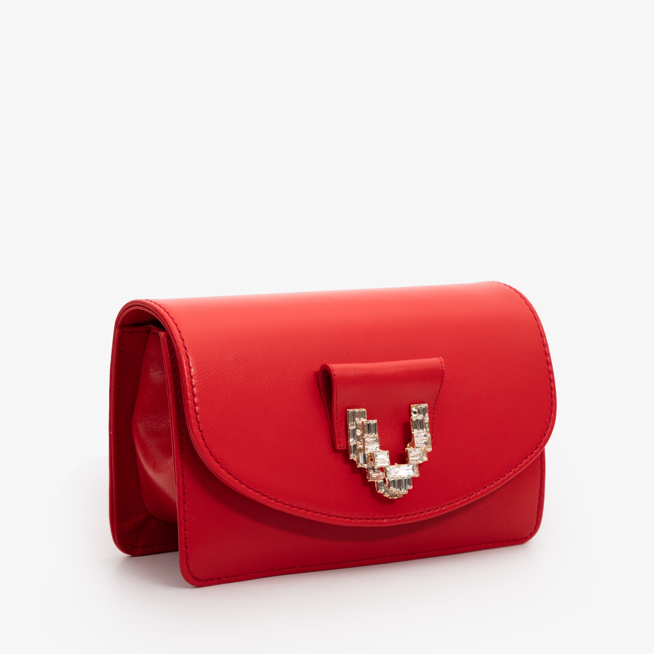 The Love Red  Leather Handbag For Sale