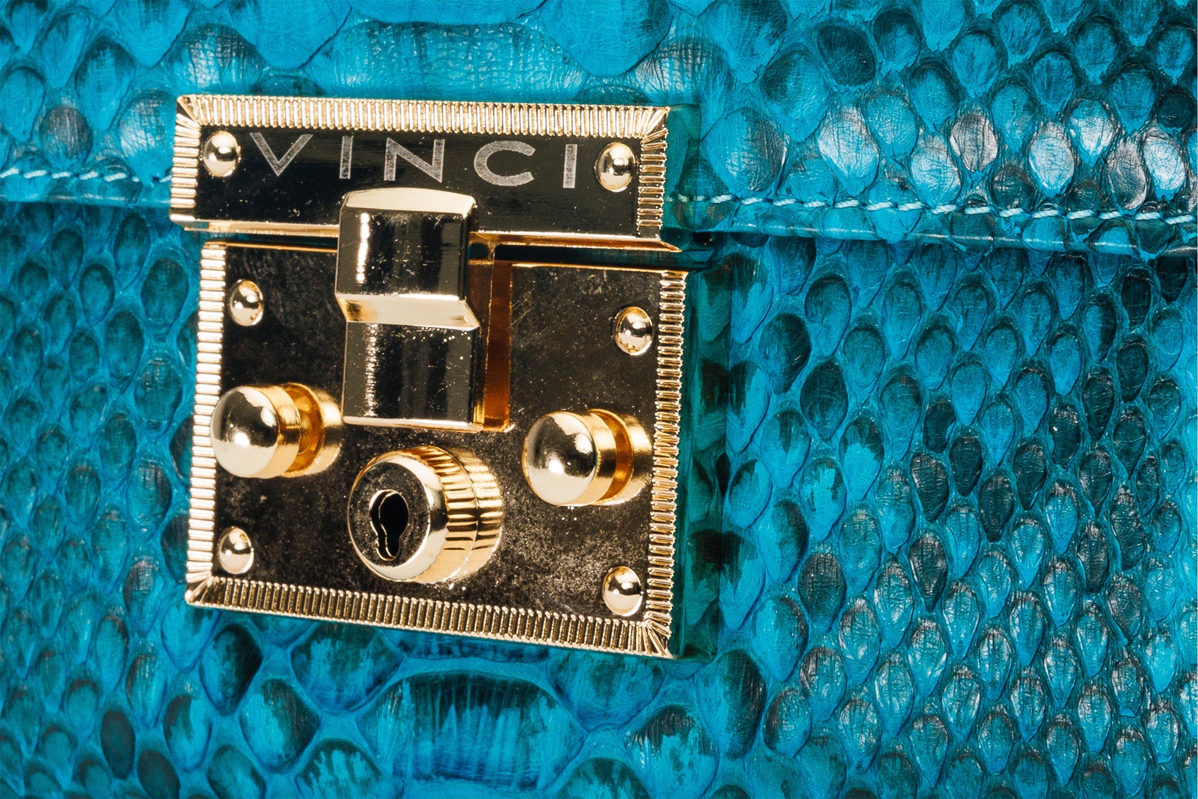 The Queen Turquoise Leather Handbag All New