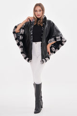 The Glacier Black Reversible Leather Jacket On Sale