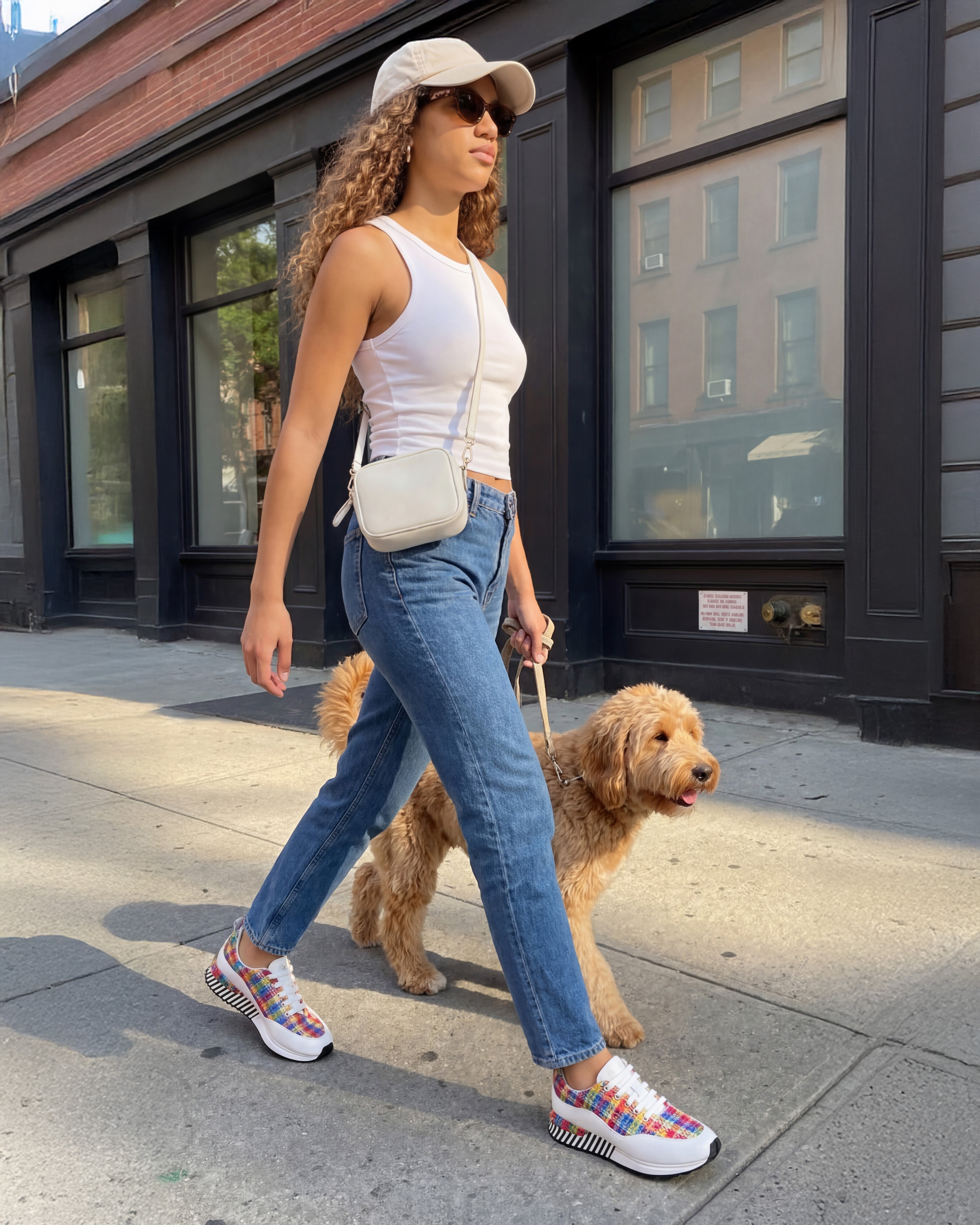 The Valencia White Leather Sneaker All New