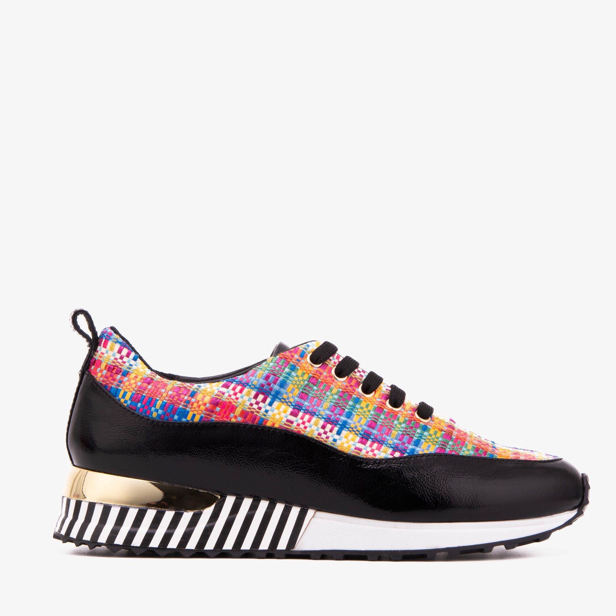 The Valencia Leather Black Sneaker Universal Fit