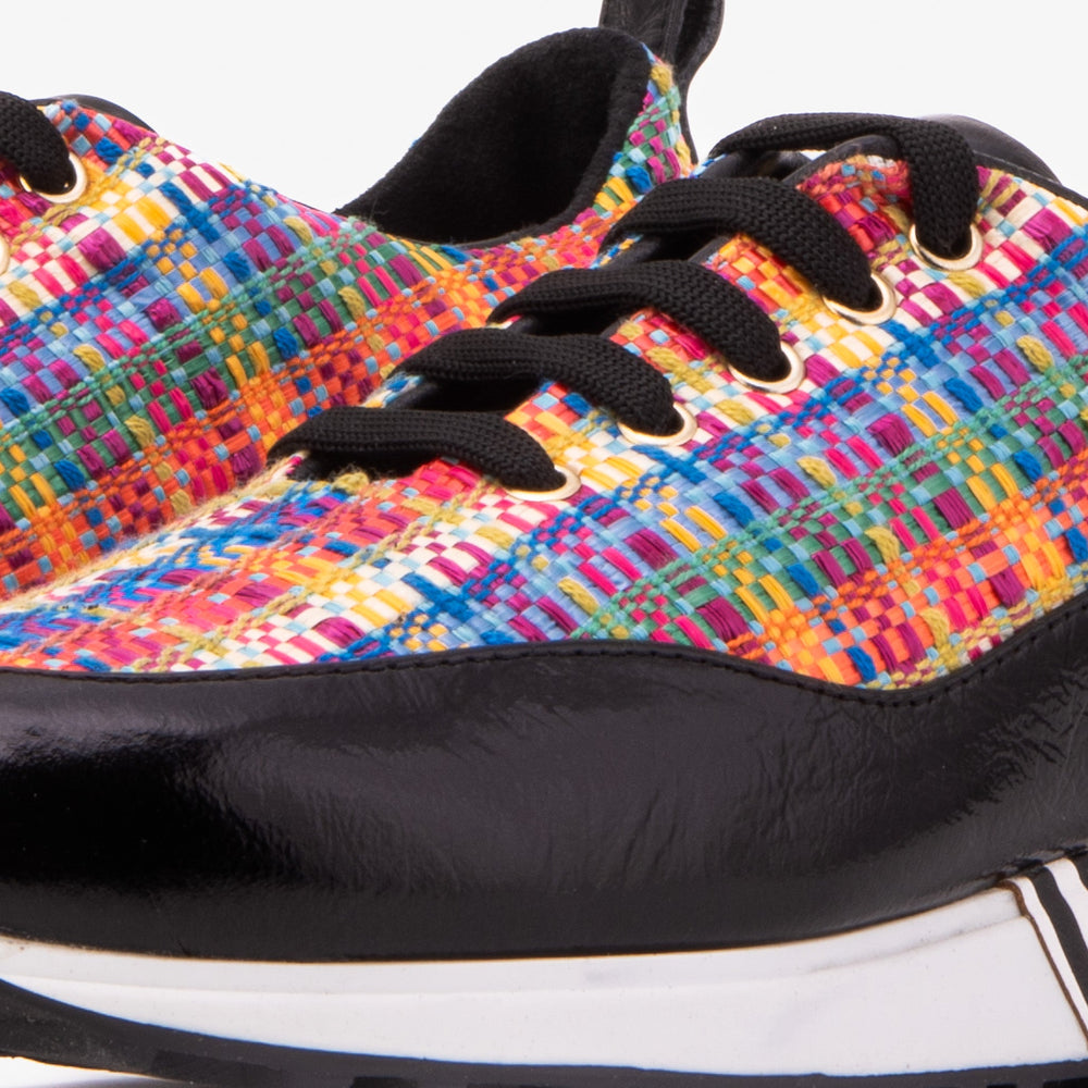 The Valencia Leather Black Sneaker Universal Fit