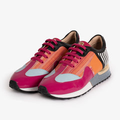 Santa Amaro Multi Color Fuchsia Sneaker Fine Craftsmanship