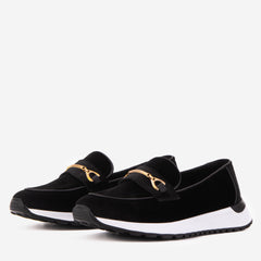 The Milan Black Leather Sneaker For Sale