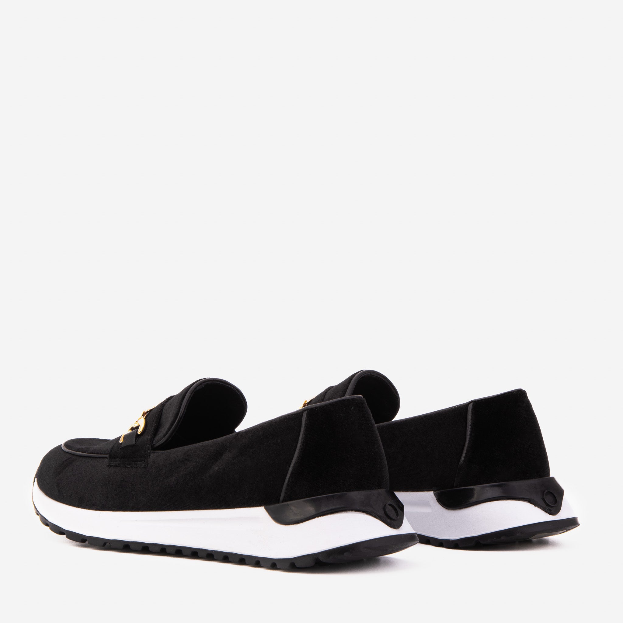 The Milan Black Leather Sneaker For Sale