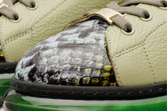The Venezia Green Leather Sneaker All New