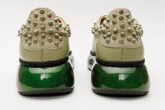 The Venezia Green Leather Sneaker All New
