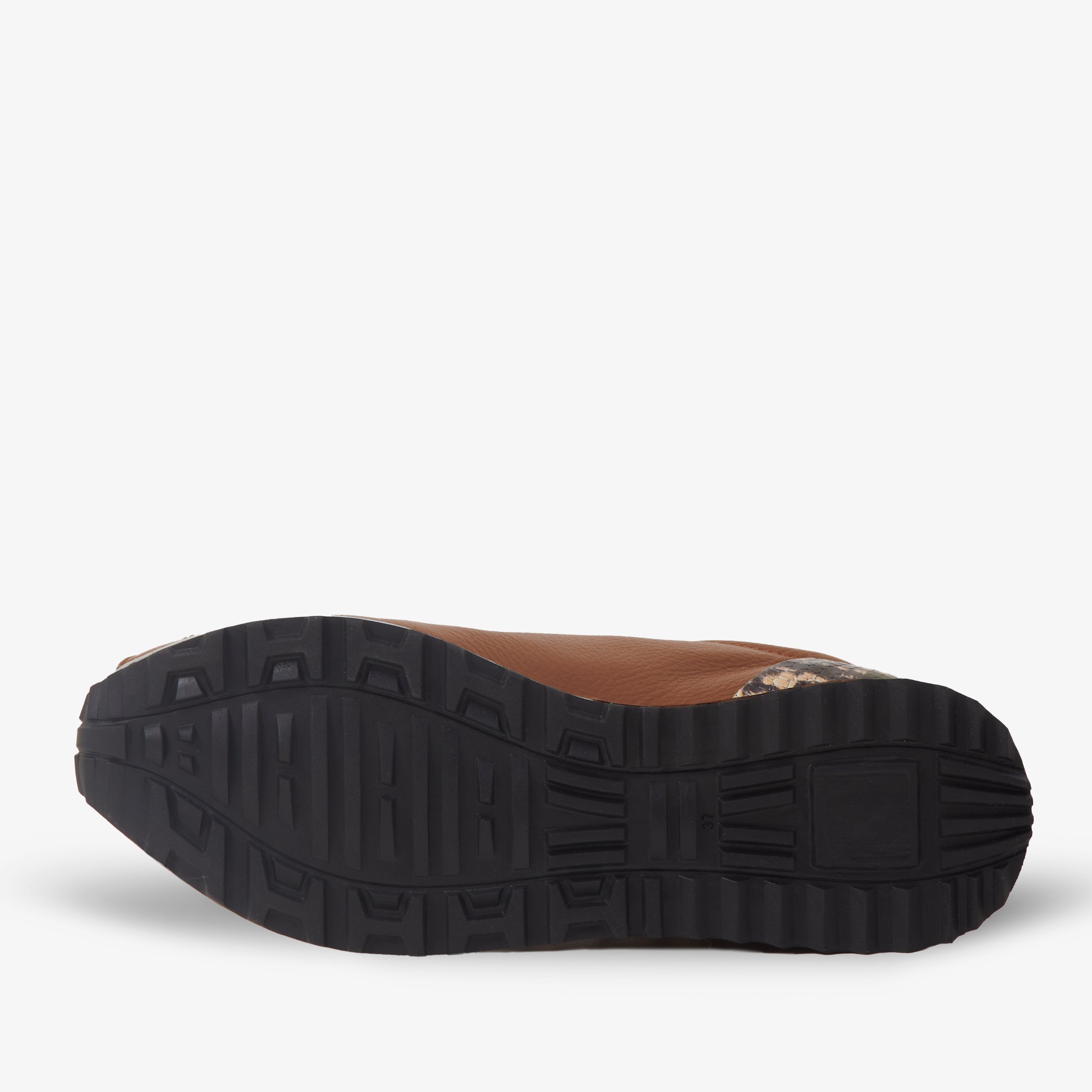 The Infanta Tan  Spike Leather Sneaker Limited Edition On Sale