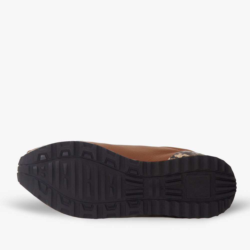 The Infanta Tan  Spike Leather Sneaker Limited Edition On Sale