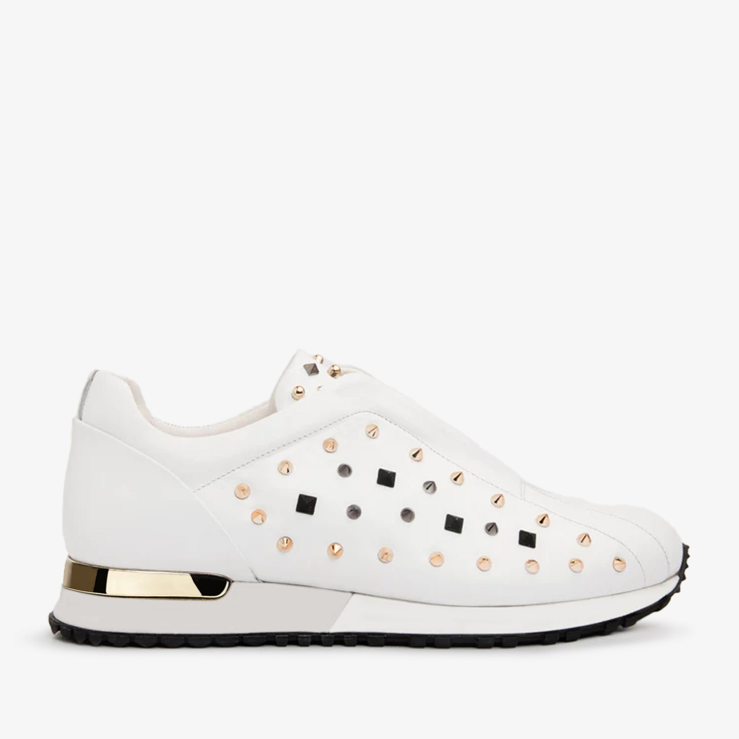 The Infanta White Spike Leather Sneaker  Limited Edition All New