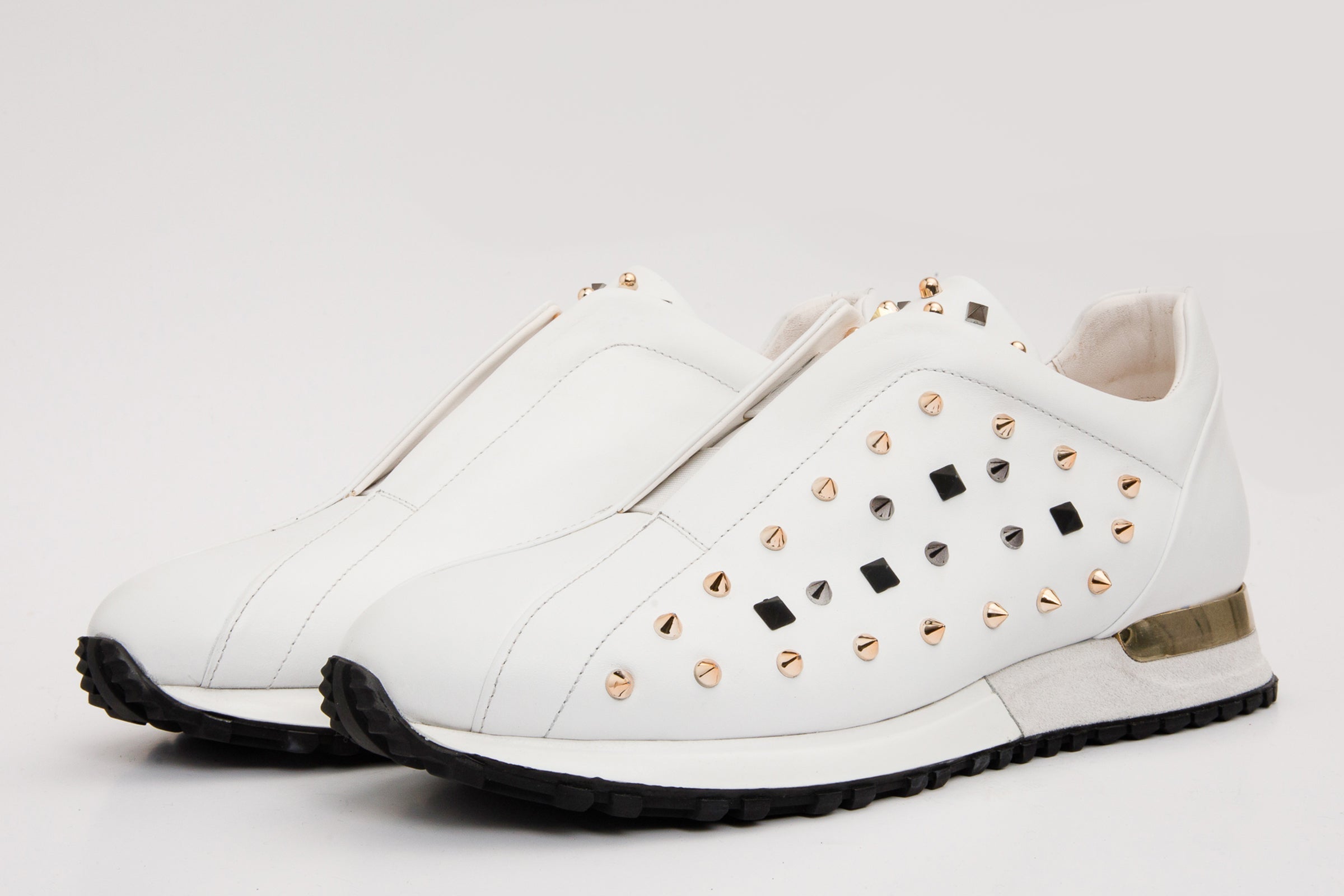 The Infanta White Spike Leather Sneaker  Limited Edition All New