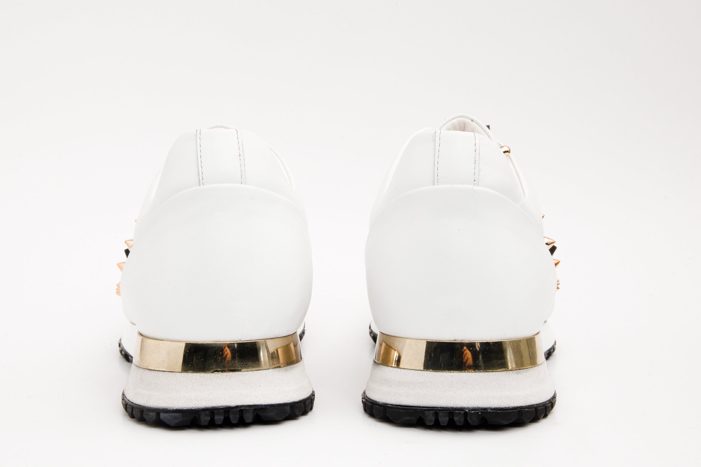 The Infanta White Spike Leather Sneaker  Limited Edition All New