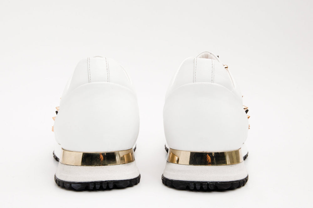 The Infanta White Spike Leather Sneaker  Limited Edition All New