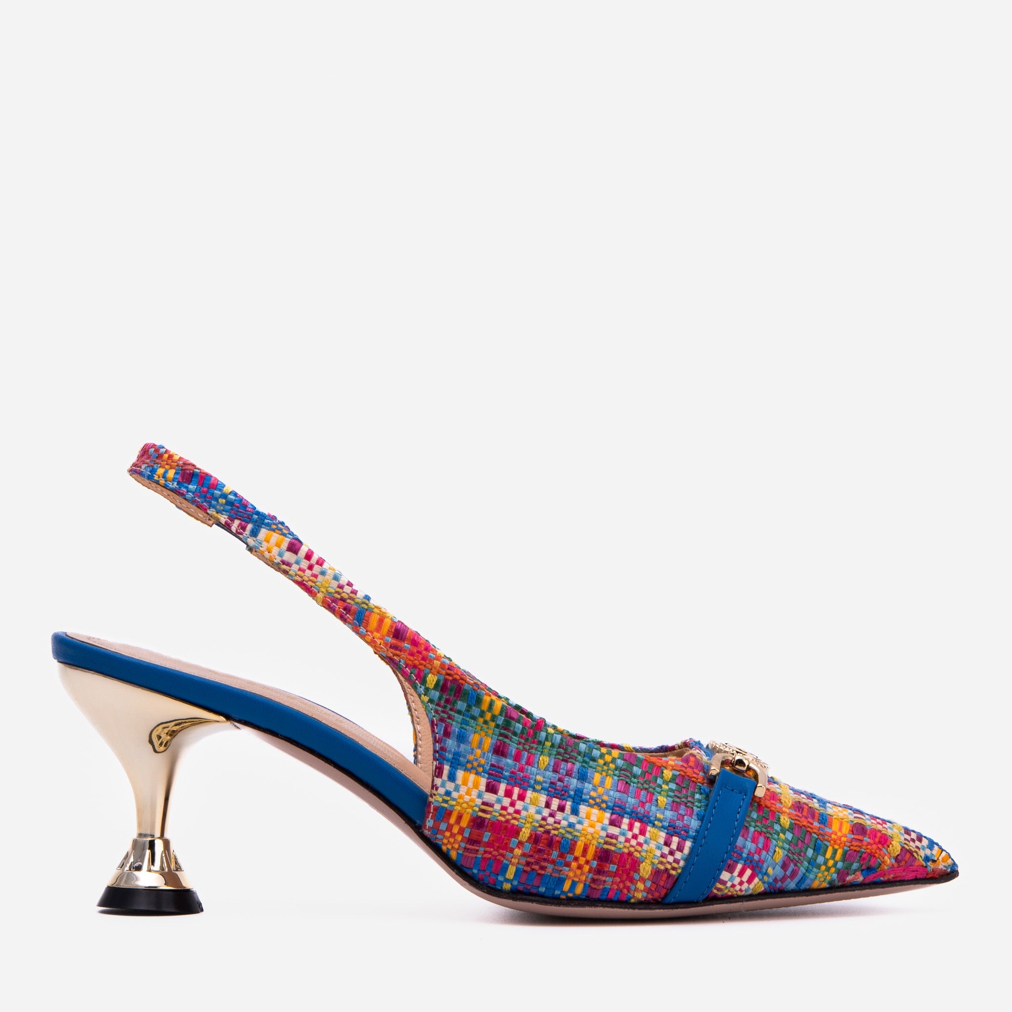 The Zoe Leather Slingback Sandal On Sale