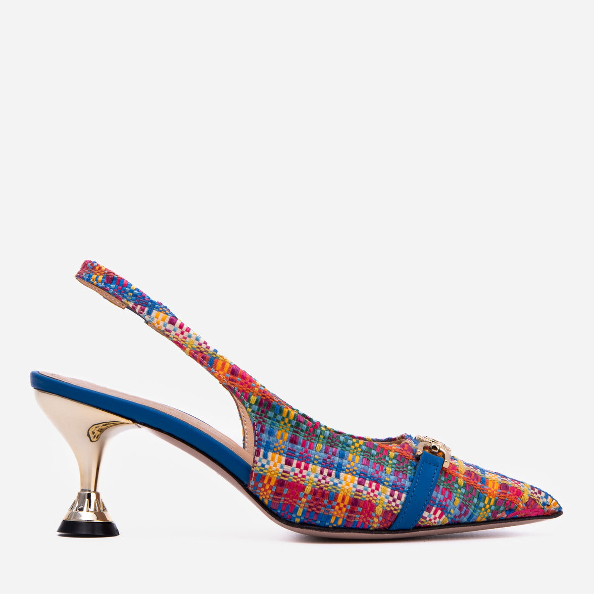 The Zoe Leather Slingback Sandal On Sale