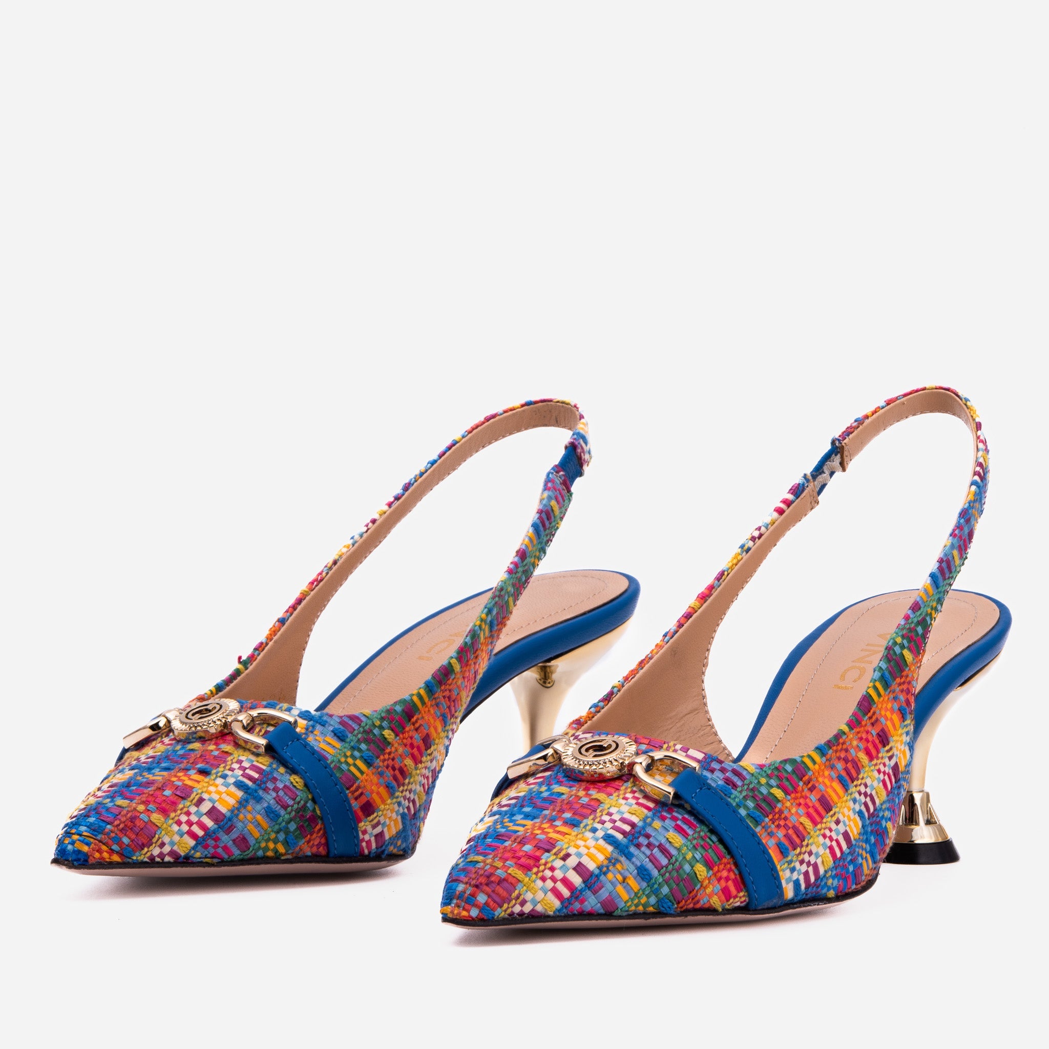 The Zoe Leather Slingback Sandal On Sale